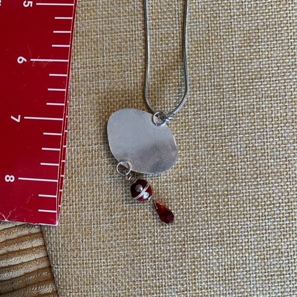 Broken china sterling pendant. One of a kind holiday treat. NWT - Picture 6 of 11